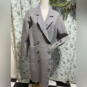 Trina Turk coat grey